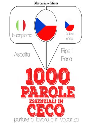 cover image of 1000 parole essenziali in Ceco